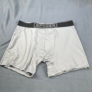 Spyder Men's Size Large Brief Boxer Silver New Without Tags